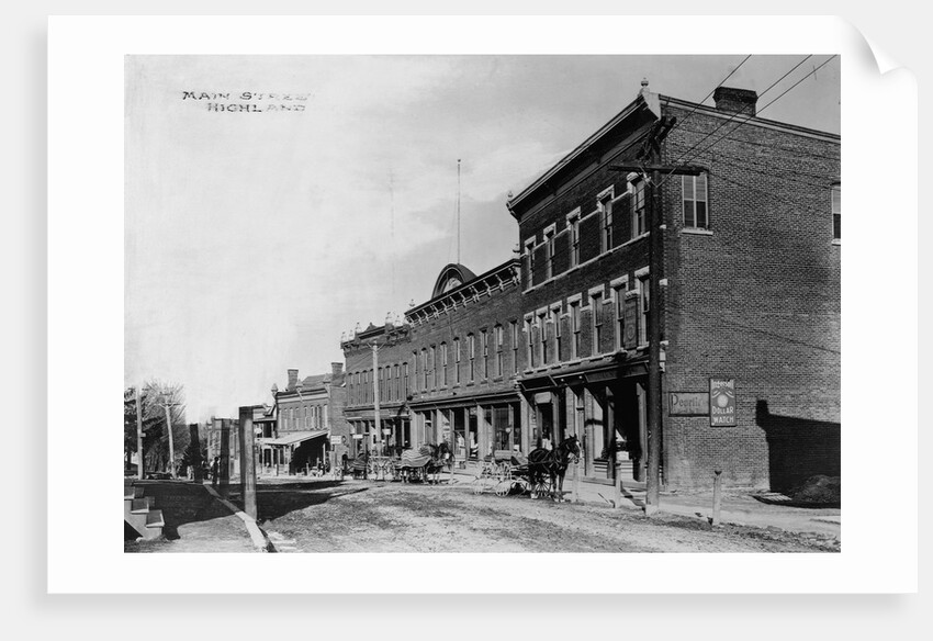 Main Street of New York Town by Anonymous