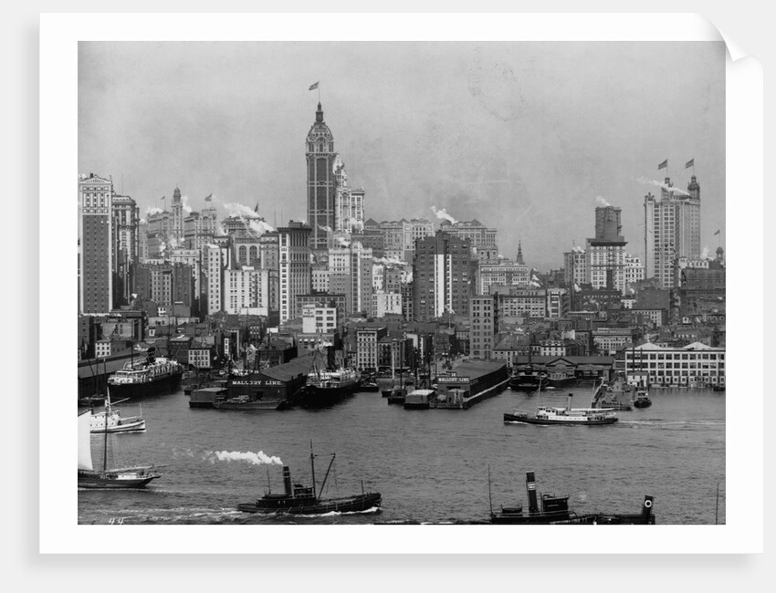 Lower Manhattan and Waterfront by Anonymous