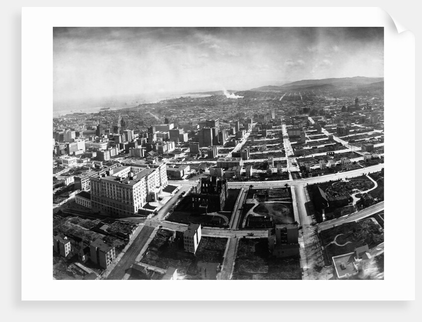 San Francisco Rebuilding Three Years After 1906 Earthquake by Anonymous