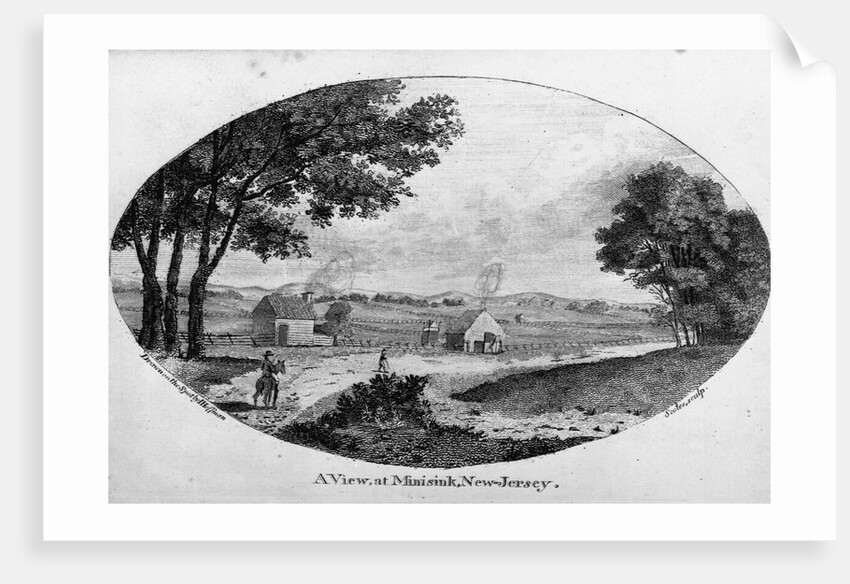 A View at Minisink, New Jersey by Scoles