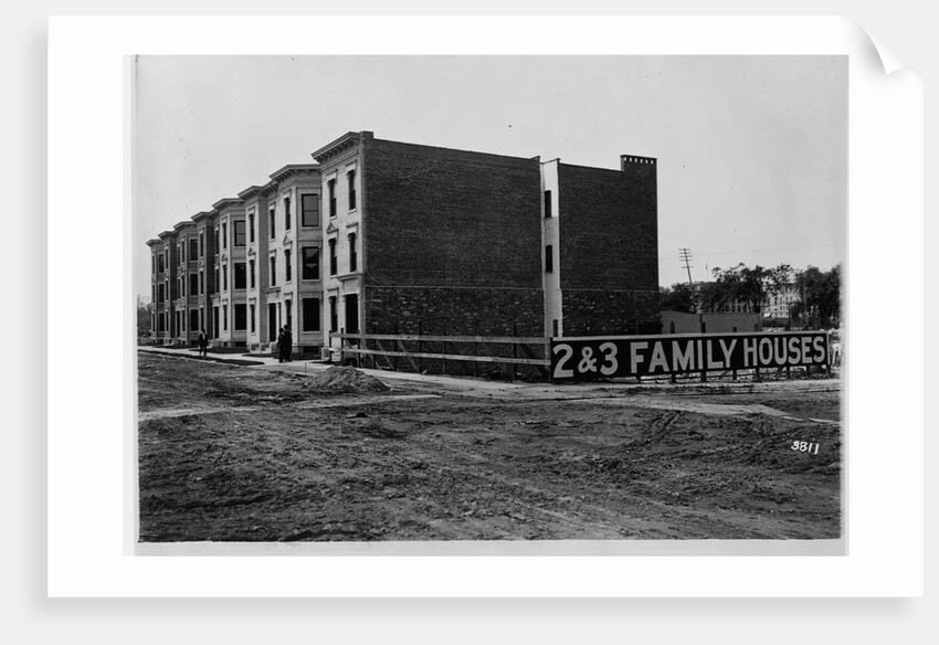 Construction of Tenements, New York by Anonymous
