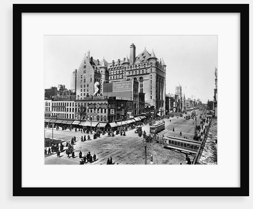 Broad and Market Sts., N.W. corner, Newark, New Jersey. (Bird's-eye view) by Irving Underhill