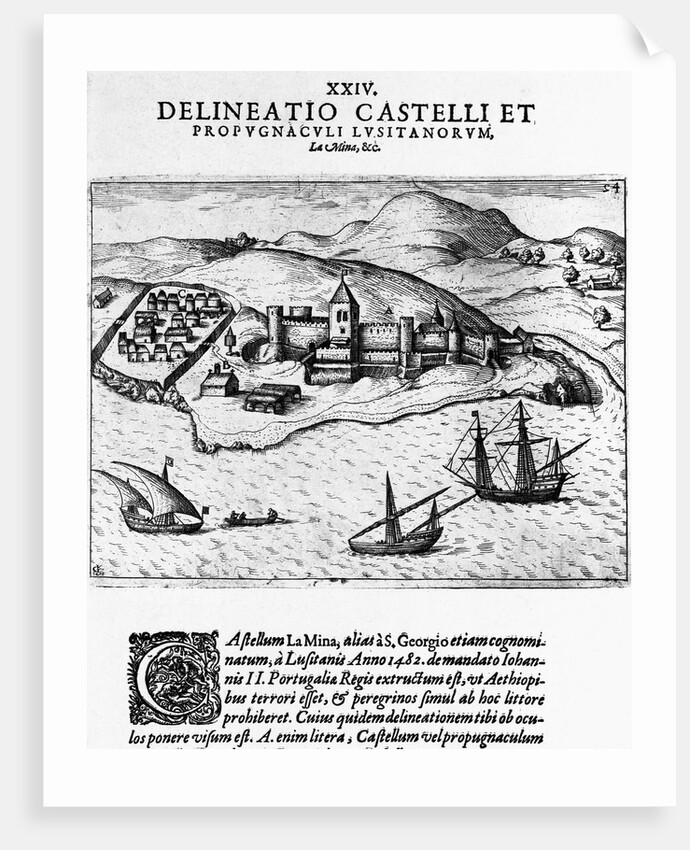 Delineatio Castelli... by Theodor de Bry