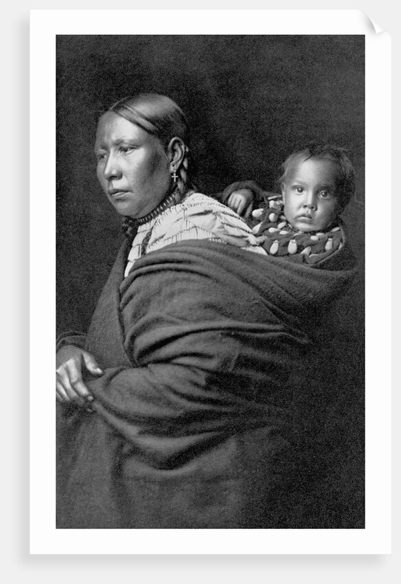Mother and Child by Edward S. Curtis