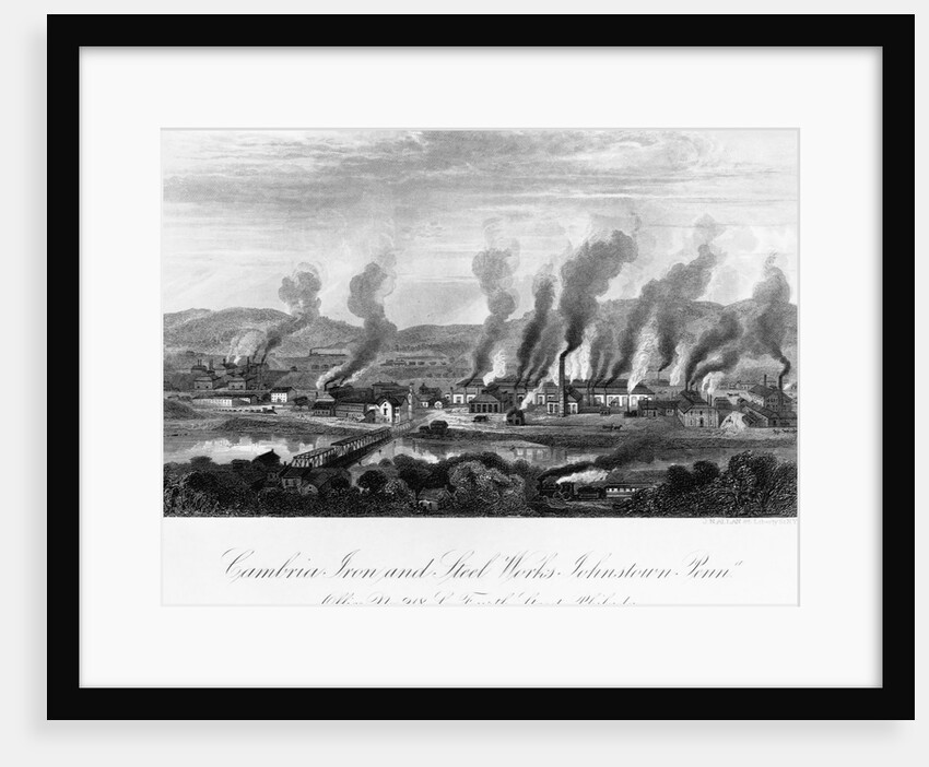 Cambria Iron and Steel Works by Anonymous