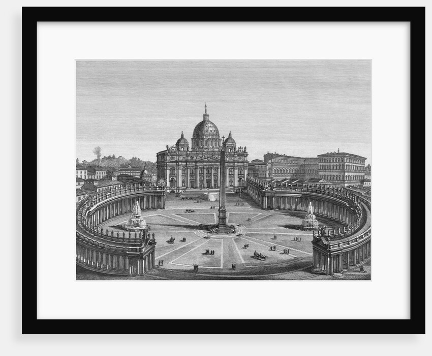 St. Peter's Square and Basilica by Anonymous