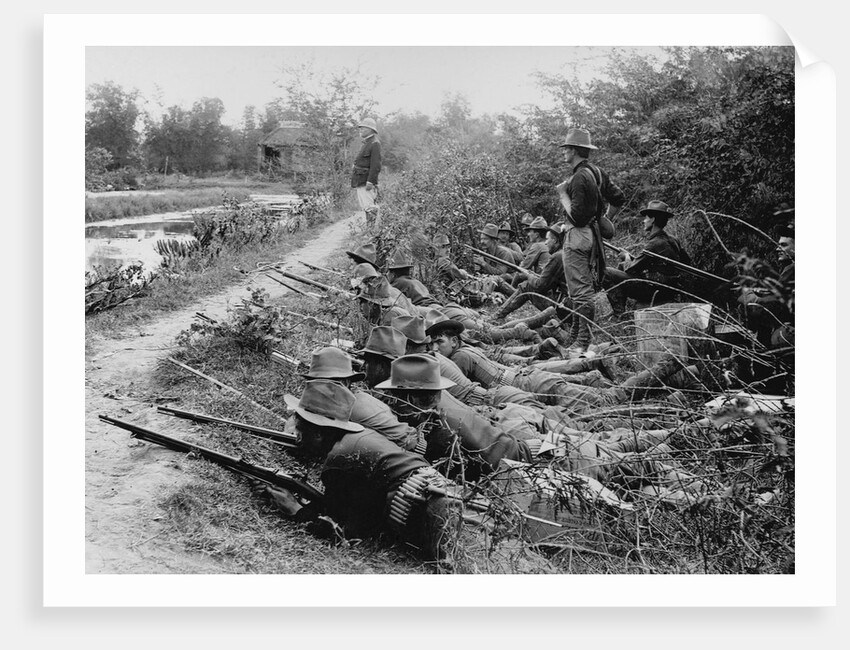 American Soldiers on Maneuvers During the Philippine Insurrection by Anonymous