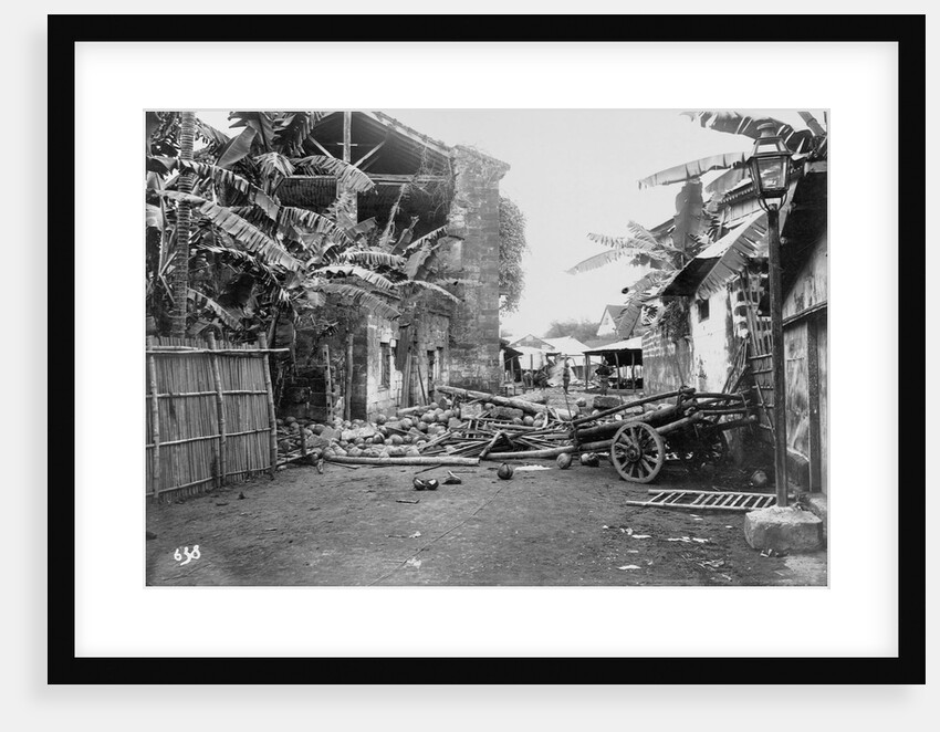 Ruined Village During Philippine Insurrection by Anonymous