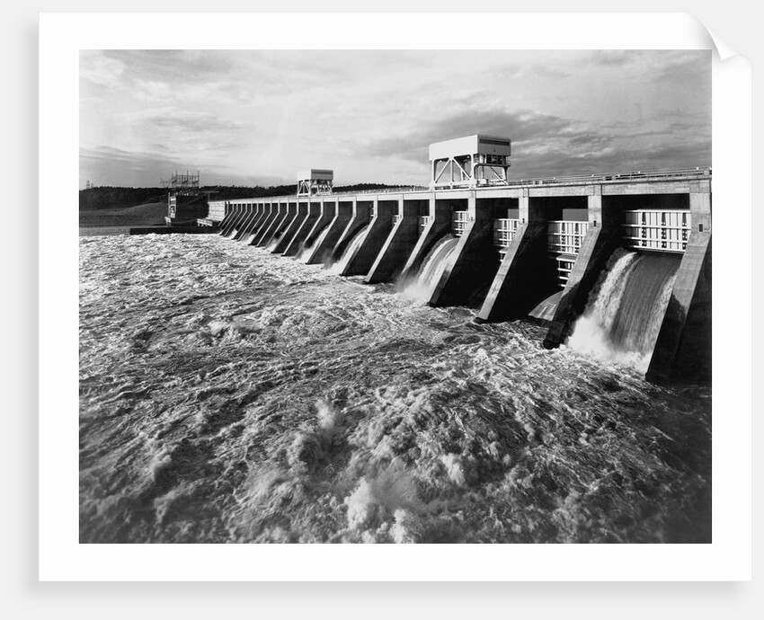 Spilling Water From a Tennessee Dam by Anonymous