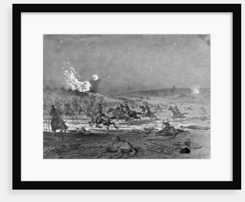 Cavalry Charge by Edwin Forbes