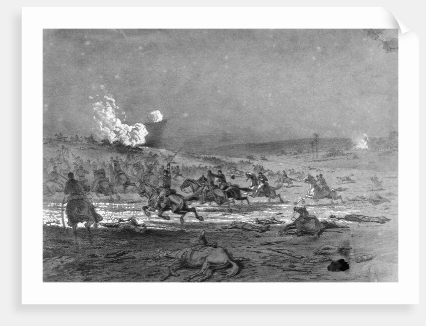 Cavalry Charge by Edwin Forbes