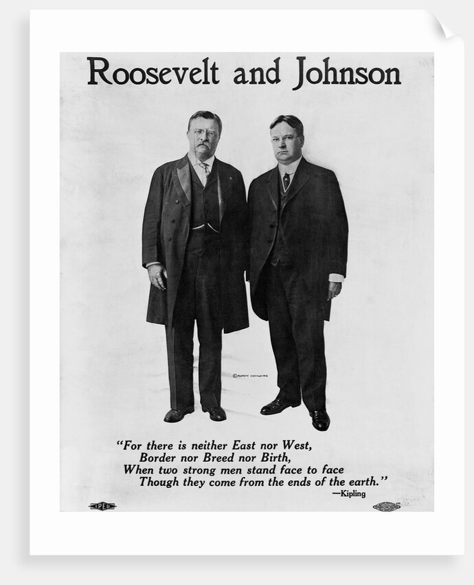 Roosevelt Campaign Poster for 1912 Presidential Election by Anonymous