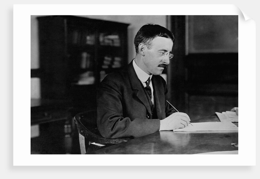 Secretary of State Henry L. Stimson Seated by Anonymous