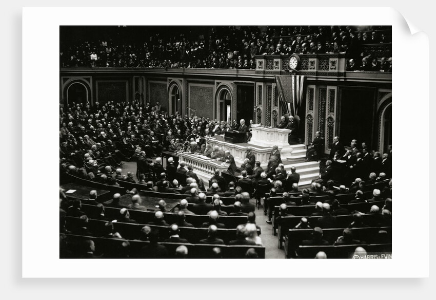 President Wilson Speaking to Congress by Anonymous