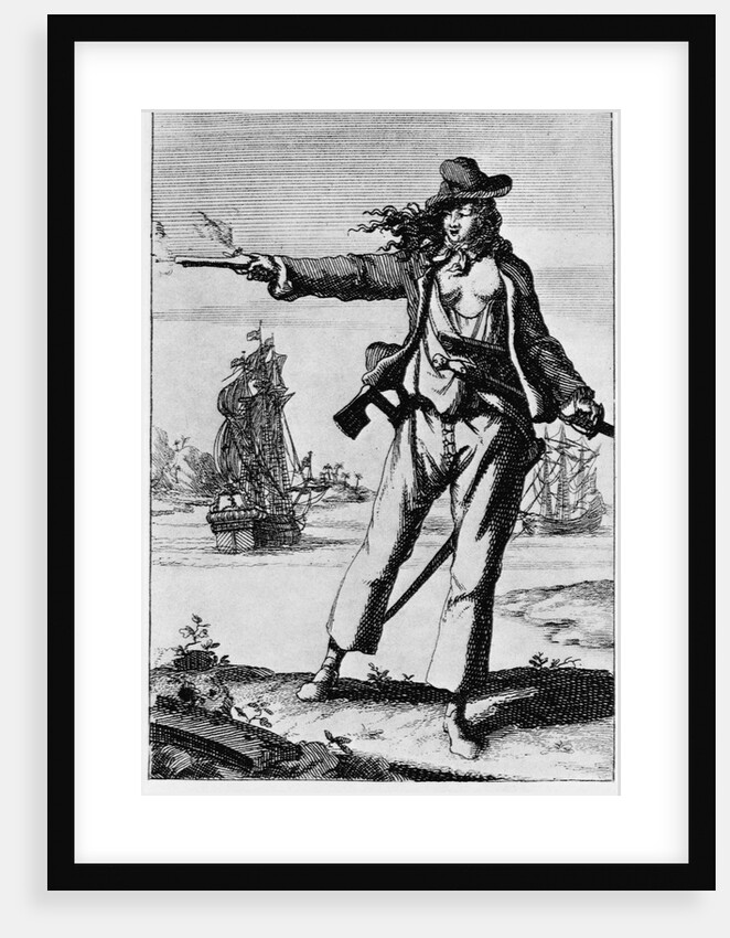 Illustration of Ann Bonney the Pirate by Anonymous
