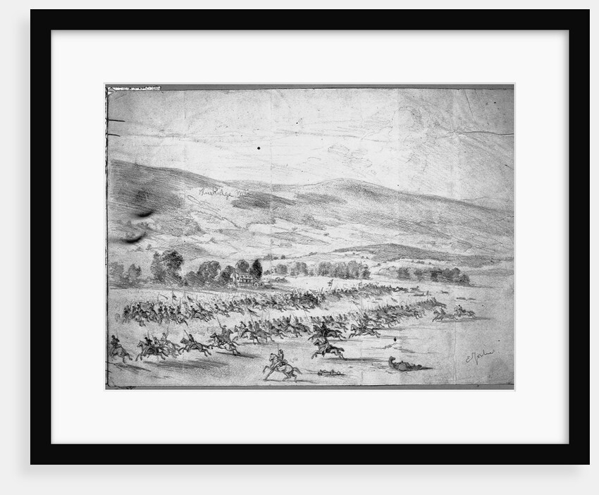 Charge of Union Cavalry by Edwin Forbes