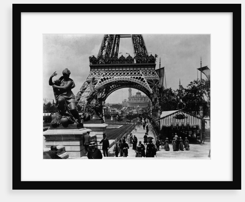 Crowds at The Eiffel Tower by Anonymous