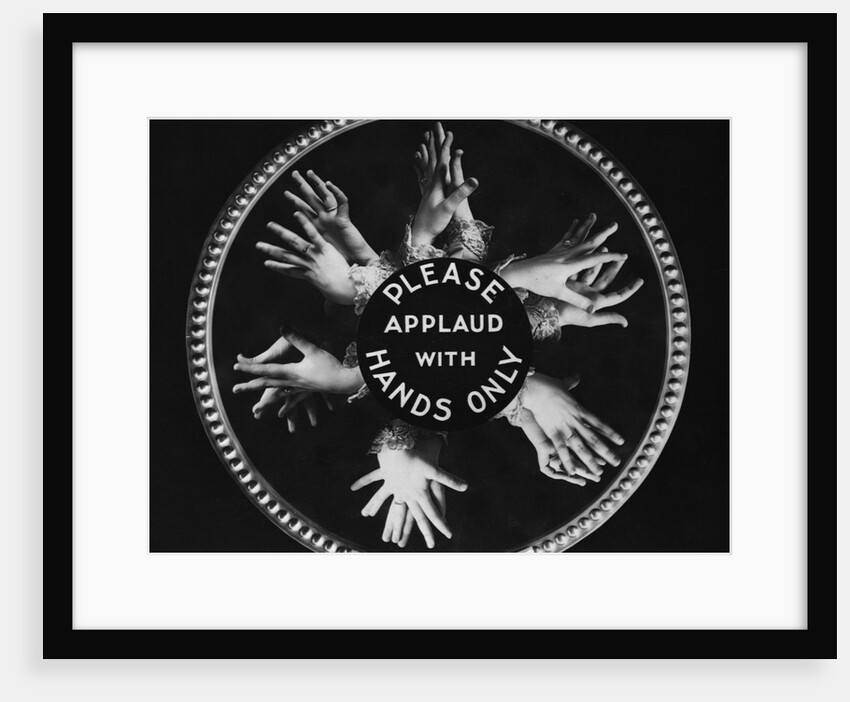 Please Applaud With Hands Only by Anonymous