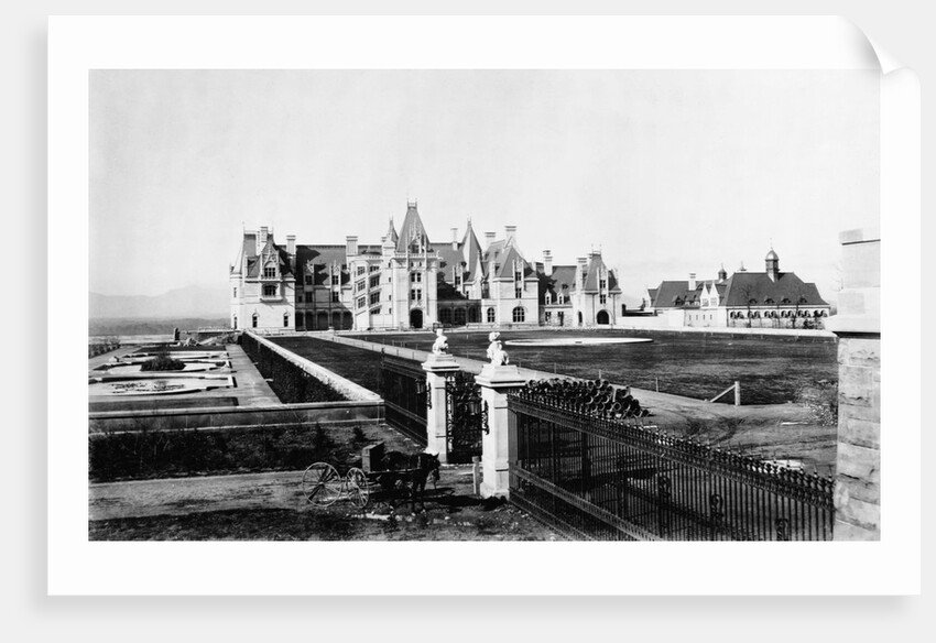 Home of George W. Vanderbit (Biltmore House), near Asheville, NC by T.H. Lindsey