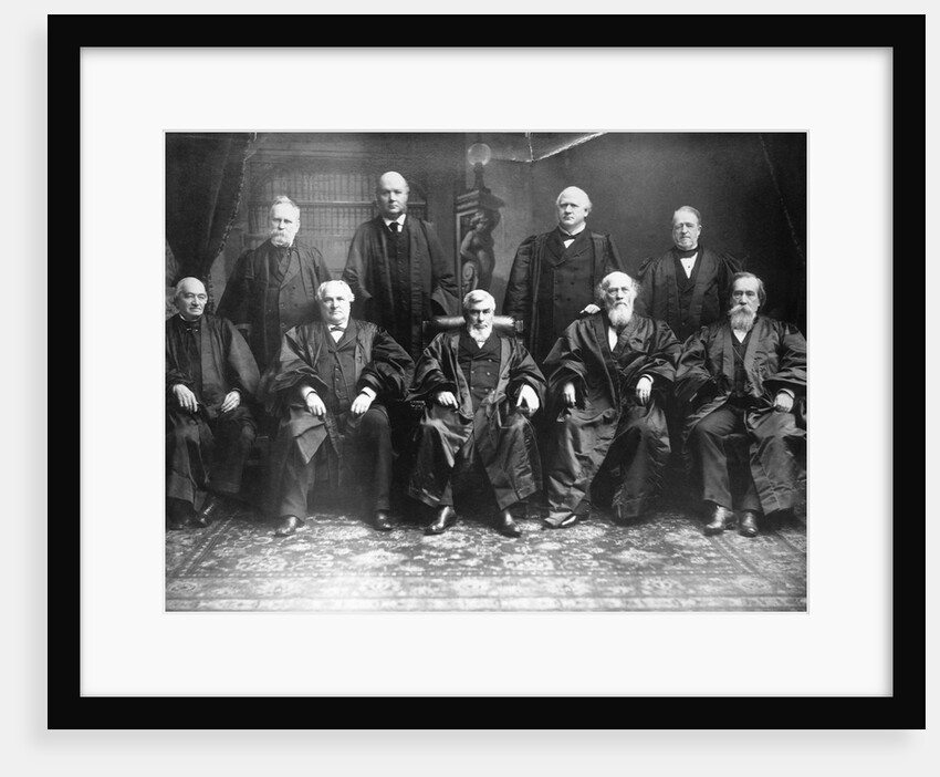 Portrait of the 1888 Supreme Court by Anonymous