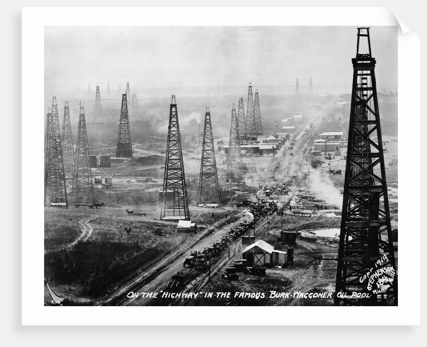 Highway in Burk-Waggoner Oil Pool by Anonymous