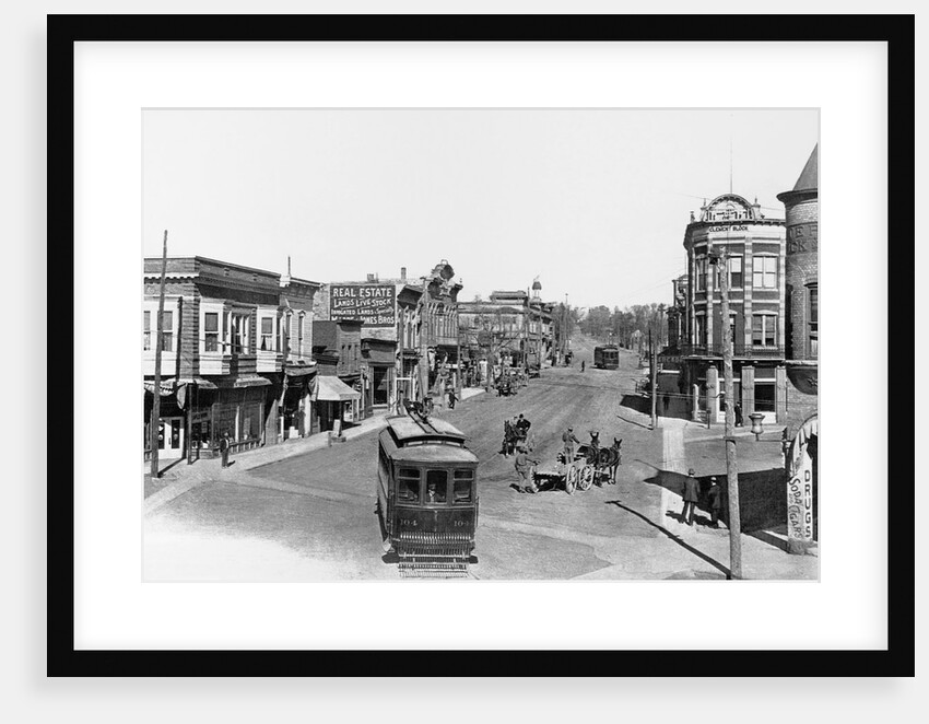 Streetcar in a Las Vegas Intersection by Anonymous