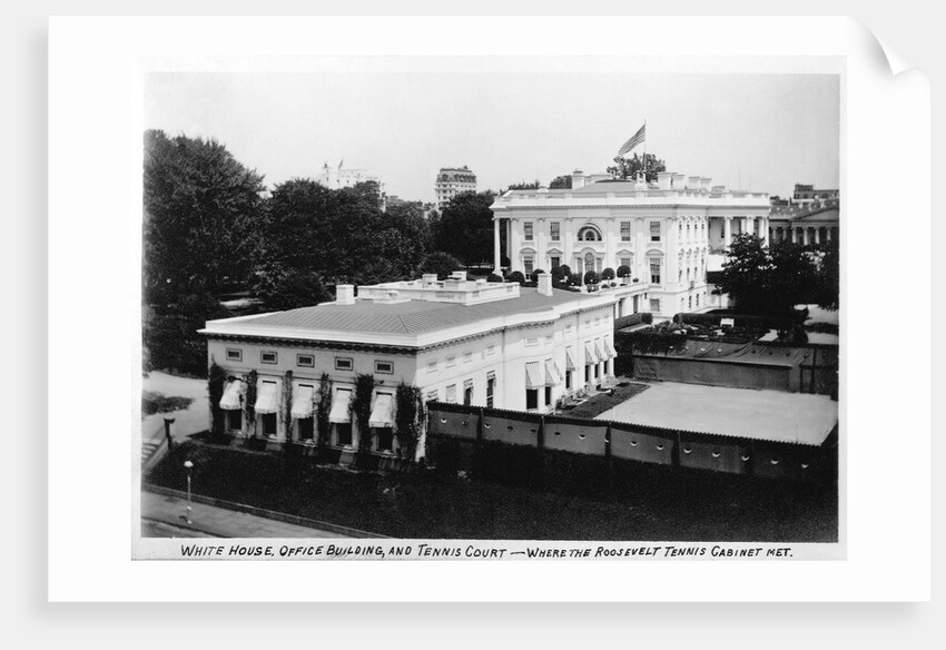 Tennis Court at the White House by Anonymous