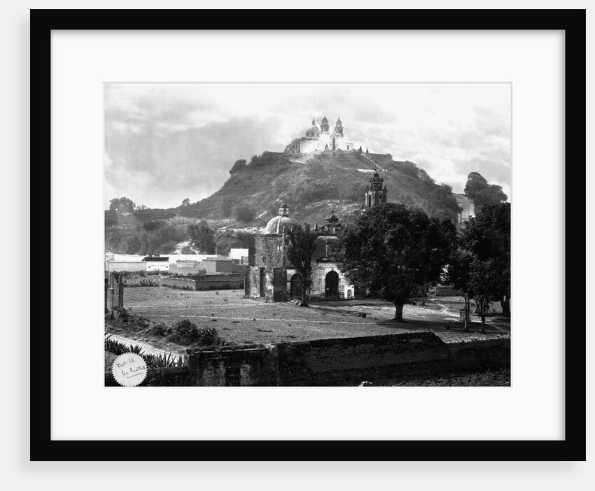 Church on Pyramid Over Cholula by Anonymous