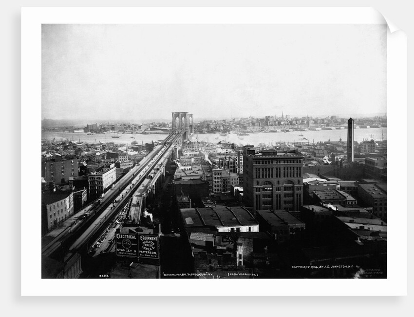 Brooklyn Bridge and Brooklyn from World Building by Anonymous