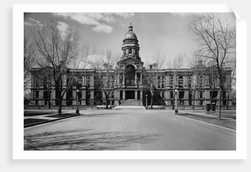 Capitol Building at the End of a Cheyenne Street by Anonymous