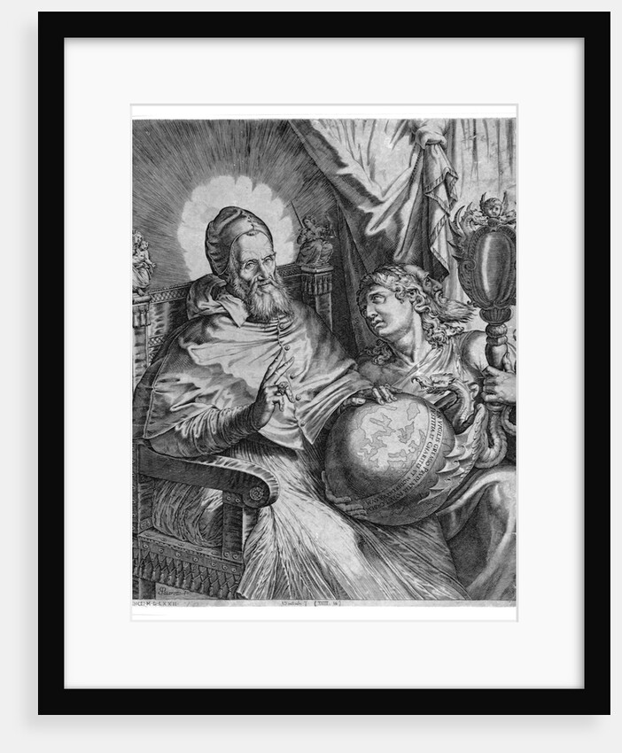 Engraving of Pope Gregory XIII by Anonymous