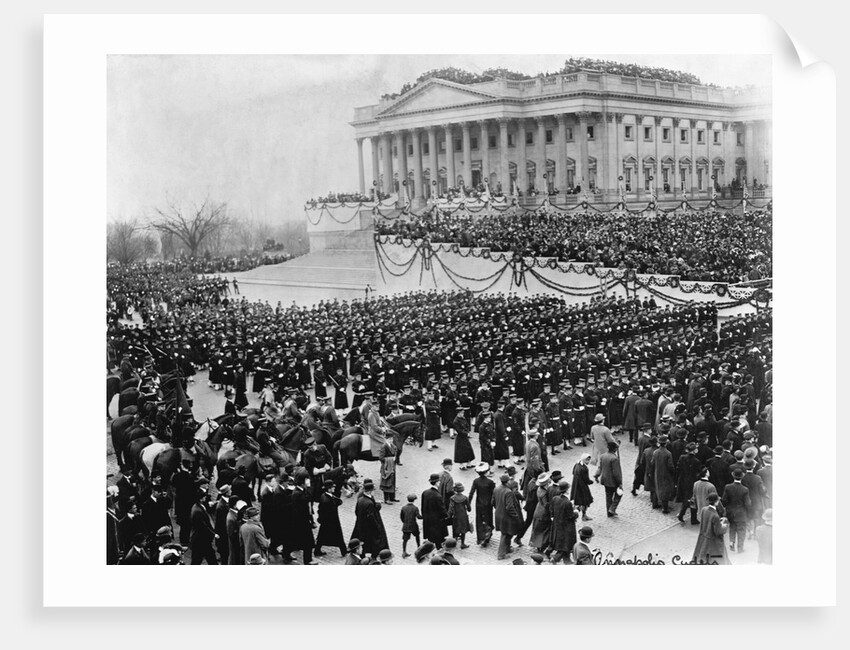 Naval Academy Cadets Attending Wilson's Inauguration by Anonymous