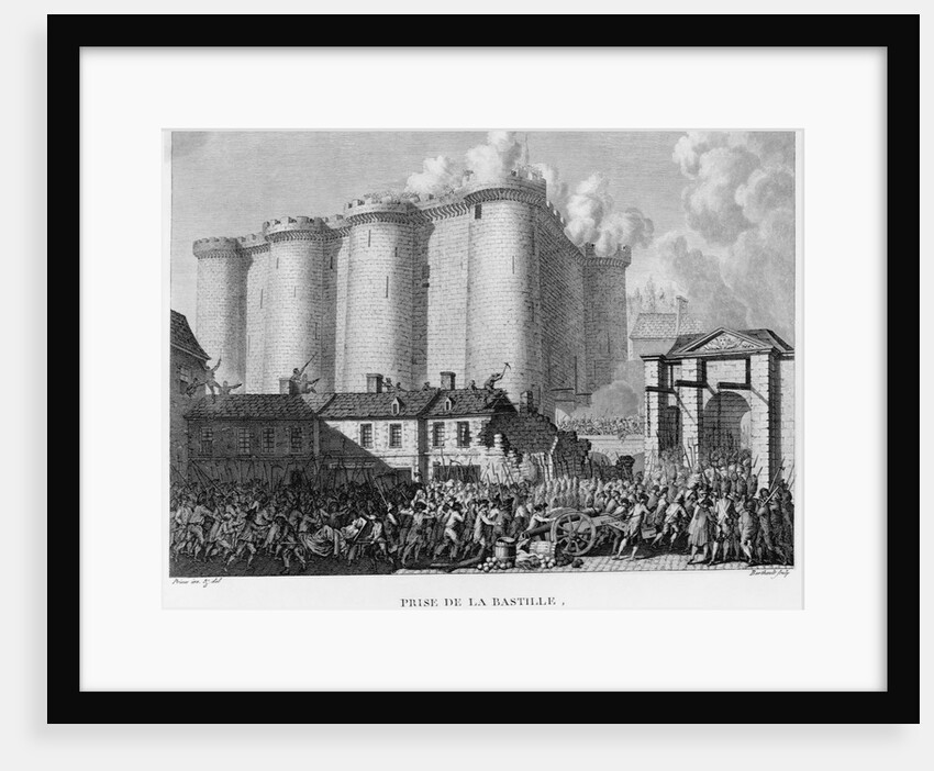 Taking of the Bastille by Pierre Gabriel Berthault