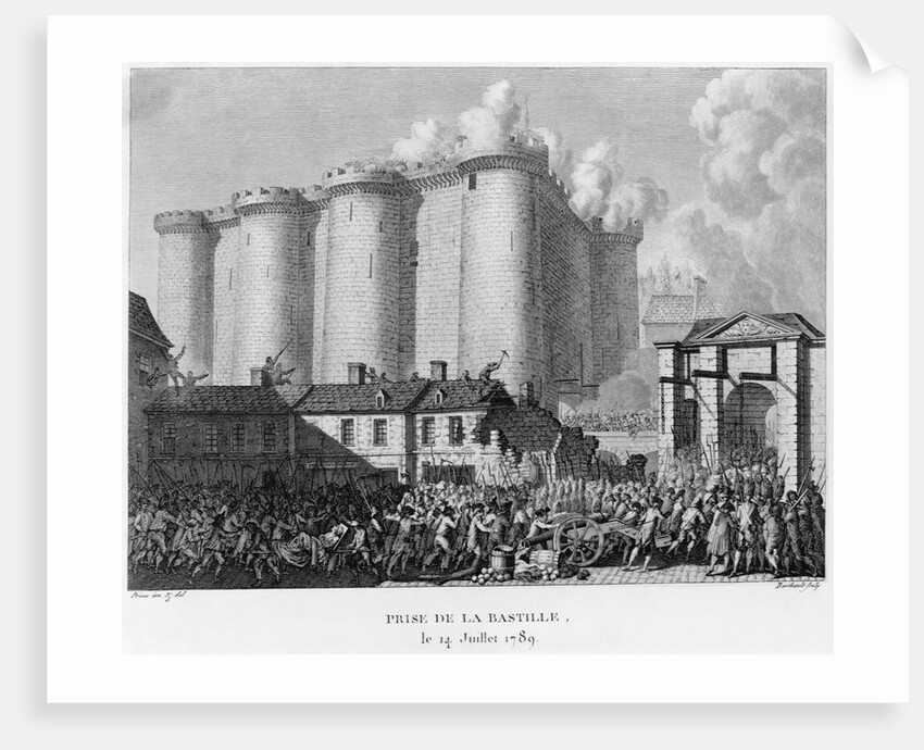 Taking of the Bastille by Pierre Gabriel Berthault