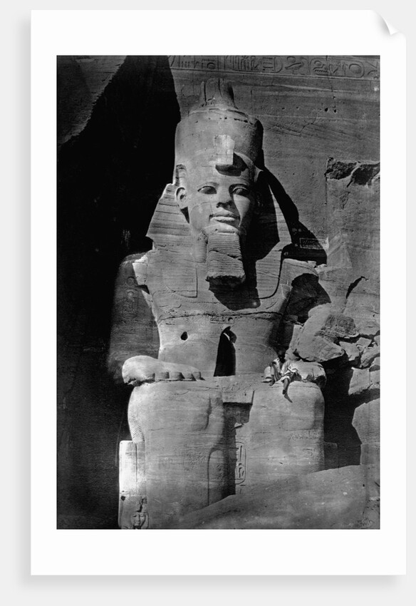 Statue of Ramses II at the Temple of Ramses II by Anonymous