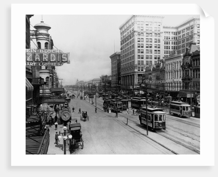 Streetcars in New Orleans by Anonymous