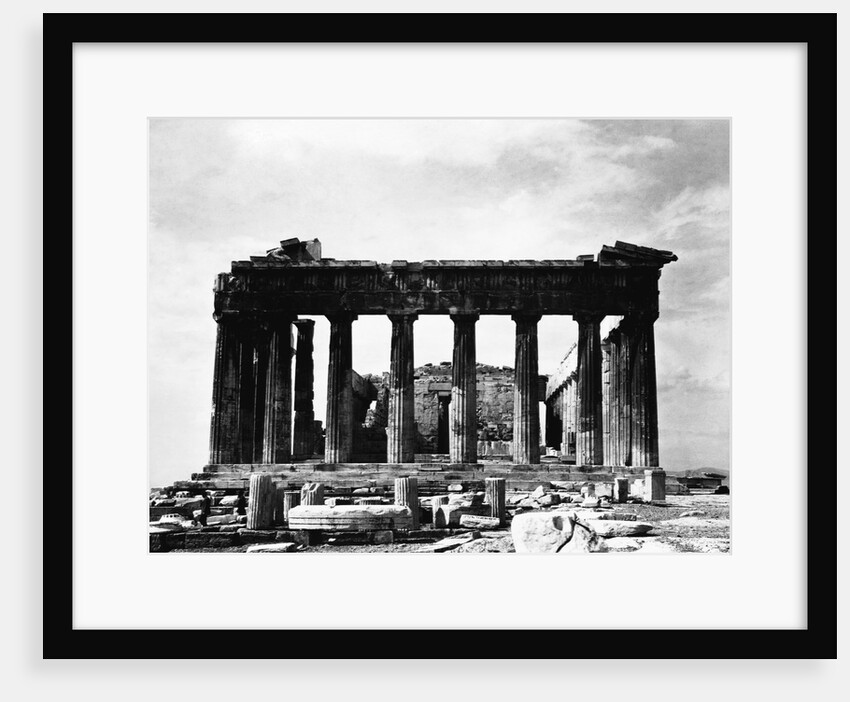 Acropolis, Parthenon, east side, Athens, Greece by Anonymous