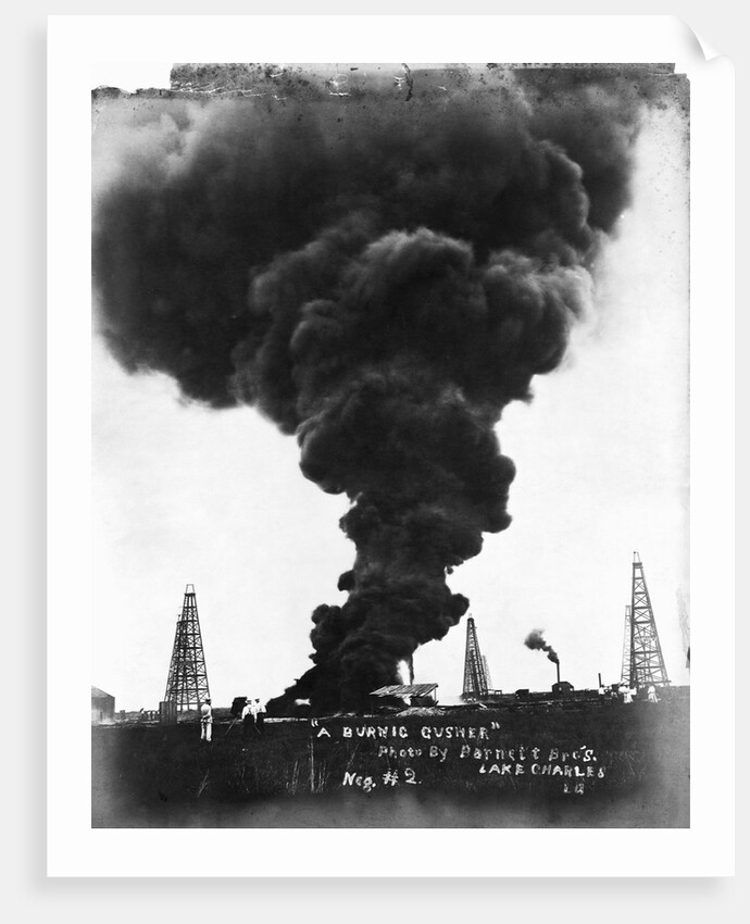 Smoke Billowing from an Oil Well Fire by Anonymous