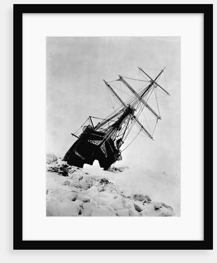 Ernest Shackleton's Expedition Ship Endurance Trapped in Ice by Anonymous