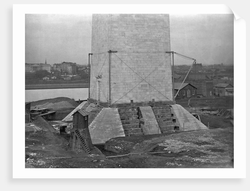 Buttresses Under Foundation of the Washington Monument by Anonymous