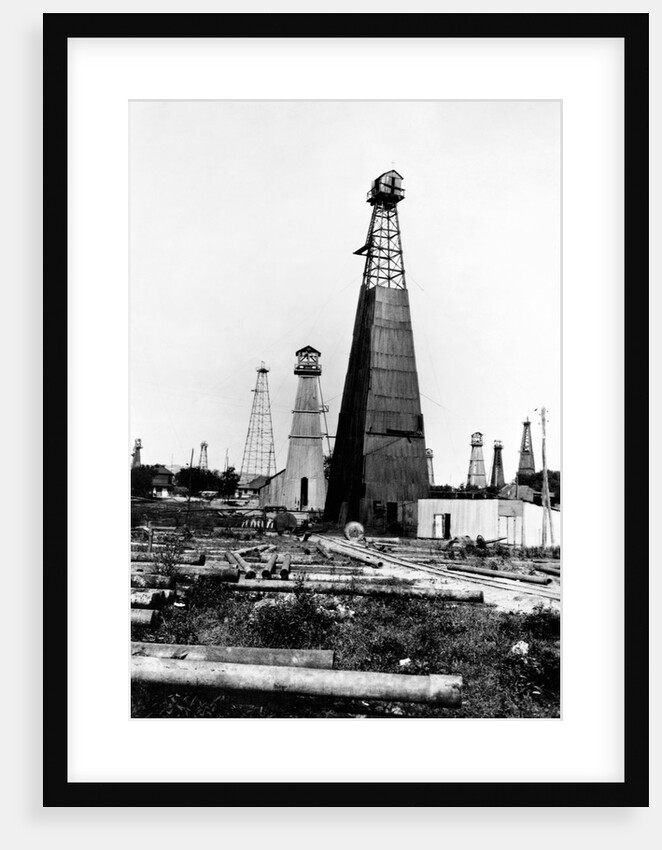 American Oil Wells in Romania by Anonymous