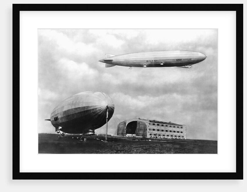 Airships at Lakehurst, New Jersey by Anonymous