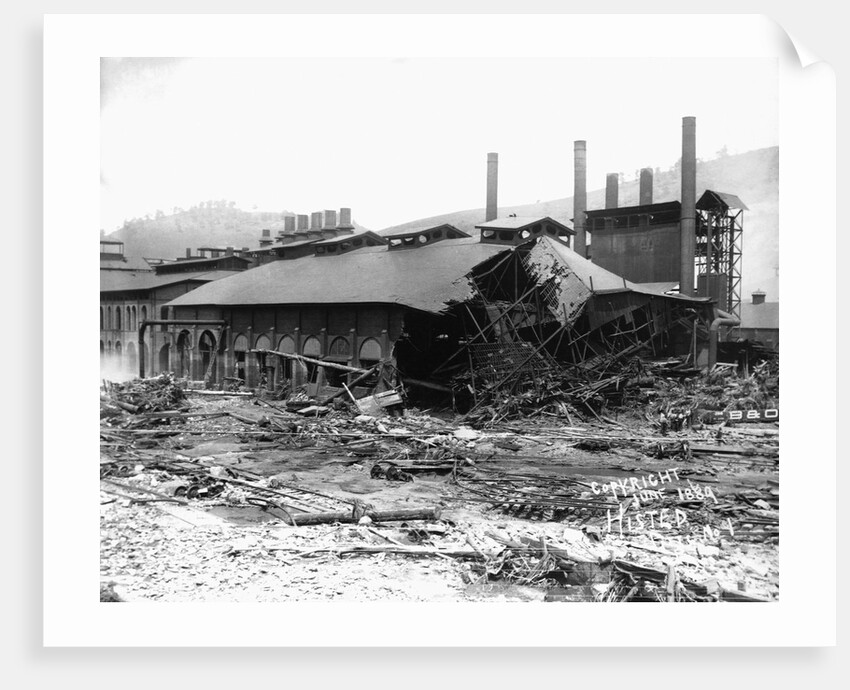 Factory Damaged in the Johnstown Flood by Anonymous