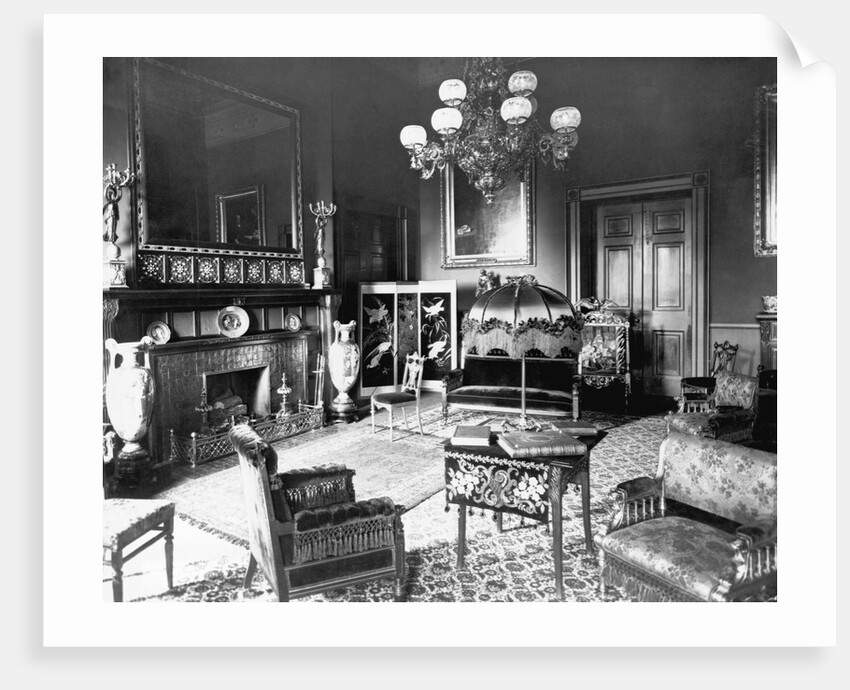 Red Room in the White House by Anonymous