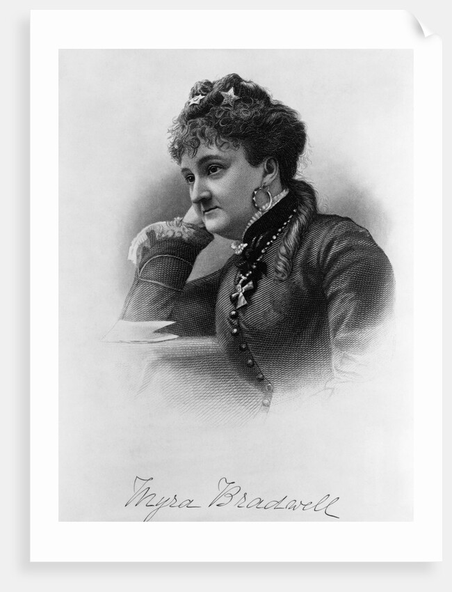 Engraving of Myra Bradwell by Anonymous