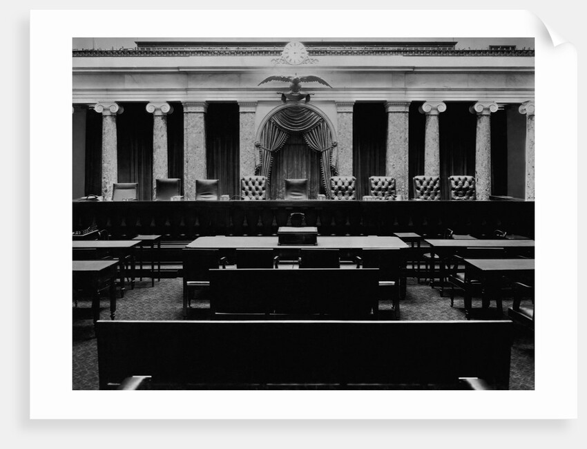 Supreme Court Room in the Capitol by Anonymous