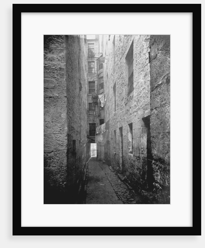 Gloomy Alley in Glasgow by Anonymous