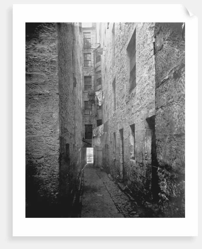 Gloomy Alley in Glasgow by Anonymous
