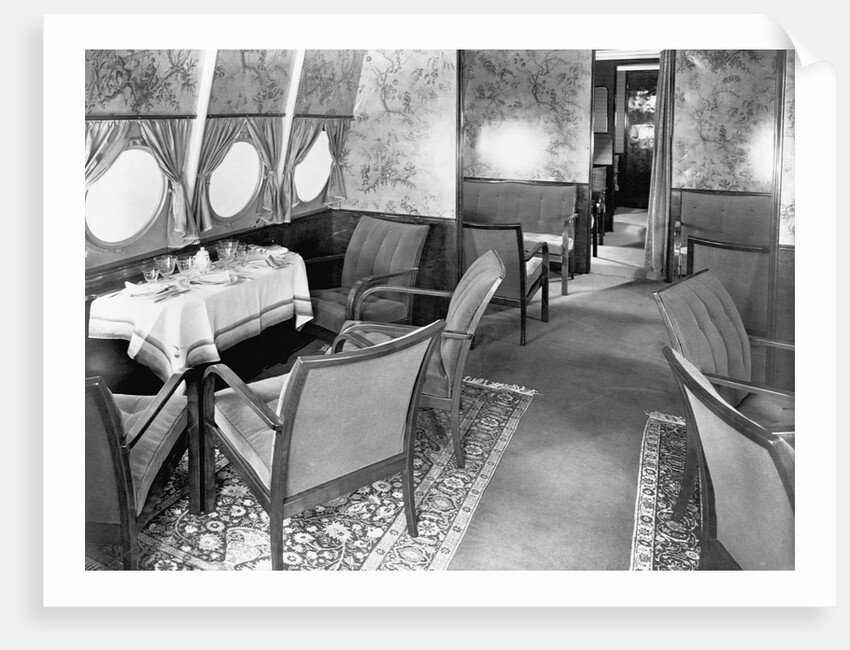 Interior of Dornier Flugschiff Do X Aircraft by Anonymous