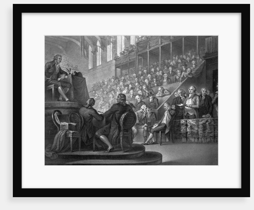 Louis XVI at the Bar of the National Convention by G. Verdramini